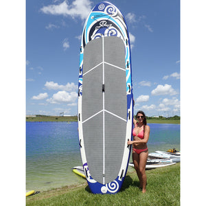 Solstice Watersports 16 Maori Giant Inflatable Stand-Up Paddleboard w/Leash 4 Paddles