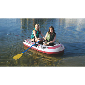 Solstice Watersports Voyager 2-Person Inflatable Boat Kit w/Oars Pump