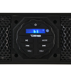 DS18 37" Marine Amplified Sound Bar w/Bluetooth 1200W w/10 Speaker System RGB LED