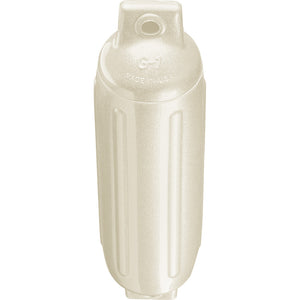Polyform G-1 Twin Eye Fender 3.5" x 12.8" - Metallic White