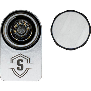 Secure Outdoors Elite Lock - Single - Minn Kota QRB - Silver