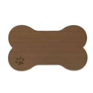 SeaDek Dog Bowl Mat - Cappuccino/Black - Large - 16.5" x 29.5"