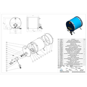 Albin Group Marine Premium Water Heater 8G - 120V