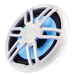Fusion XS-SL10SPGW XS Series 10" 600 Watt Sports Marine Subwoofer - Sports White Grey Grill Options