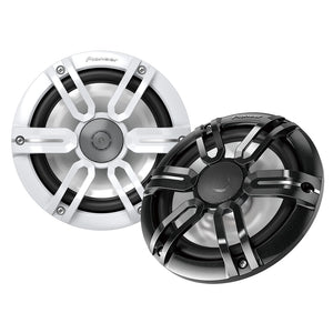 Pioneer 7.7" ME-Series Speakers - Black White Sport Grille Covers - 250W