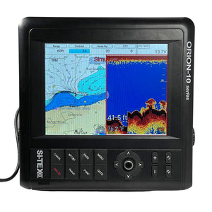 SI-TEX 10" Chartplotter System w/Internal GPS C-MAP 4D Card