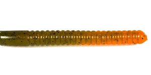 Ribbon Tail Worm 6"- Crawdad Swirl