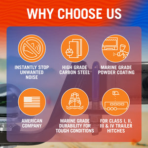 Anti Rattle Hitch Tightener 2 Inch