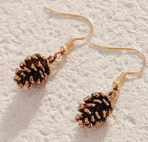 Pine Cone Earrings