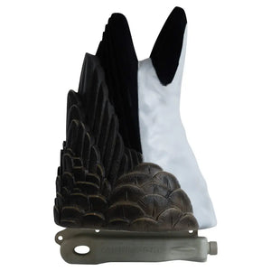 Field Series Canada Goose Feeder Butt Decoys – Flocked 2 Pack