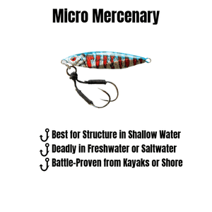 Submission Jigs - Micro Sumo and Mercenary - Slow Pitch Jigs - 2 packs
