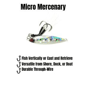 Submission Jigs - Micro Mercenary - Slow Pitch Jigs - 4 Packs