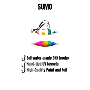 Submission Jigs - Micro Sumo and Mercenary - Slow Pitch Jigs - 4 Packs