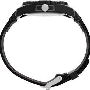 Timex Expedition Acadia Rugged Black Resin Case - Black Dial - Black Fabric Strap