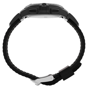 Timex Expedition CAT Midsize Black Resin Case - Black Fabric Strap