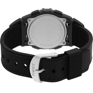 Timex Expedition CAT Midsize Black Resin Case - Black Fabric Strap