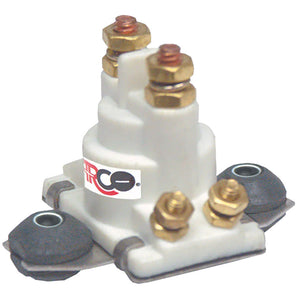 ARCO Marine Outboard Solenoid w/Flat Isolated Base White Housing OutdoorUp
