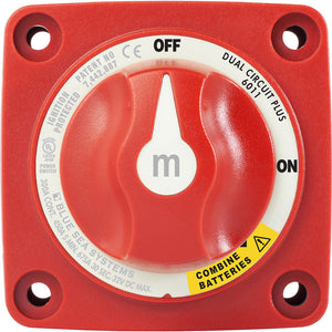 Blue Sea 6011 m-Series (Mini) Battery Switch Dual Circuit Plus OutdoorUp