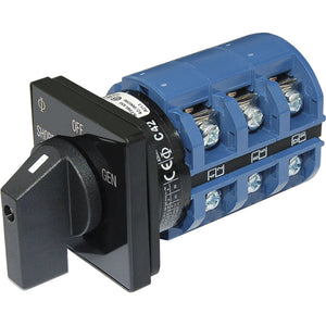 Blue Sea 9019 Switch, AC 240VAC 63A OFF +2 Positions OutdoorUp
