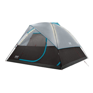 Coleman OneSource Rechargeable 4-Person Camping Dome Tent w/Airflow System LED Lighting OutdoorUp