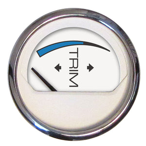 Faria Chesapeake White SS 2" Trim Gauge (OMC Cobra (93 - 94) Volvo SX - MD Models) OutdoorUp