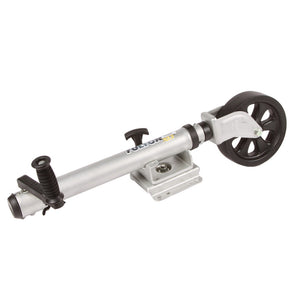 Fulton XLT 1500 lbs. Swing Away Bolt-On Jack w/12" Travel & 8" Poly Wheel - Sharkskin Finish OutdoorUp