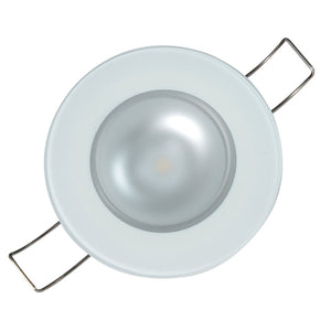 Lumitec Mirage - Flush Mount Down Light - Glass Finish - 3-Color Red/Blue Non Dimming w/White Dimming OutdoorUp