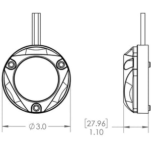 Lumitec Zambezi Mini Surface Mount Underwater Light - Spectrum Full-Color RGBW OutdoorUp