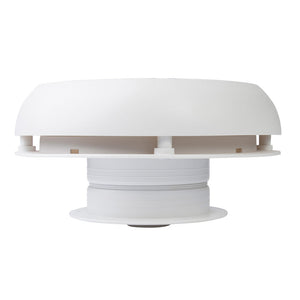 Marinco Day/Night Solar Vent 4" - White OutdoorUp