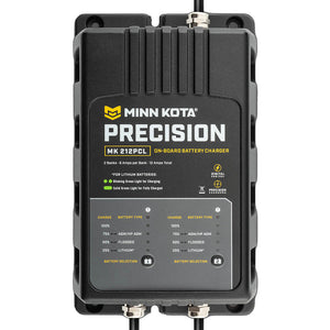 Minn Kota On-Board Precision Charger MK-212 PCL 2 Bank x 6 AMP LI Optimized Charger OutdoorUp