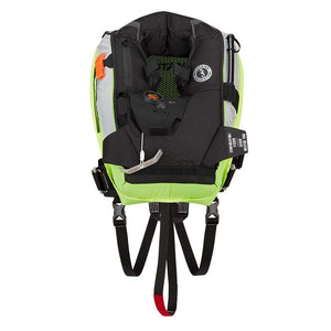 Mustang EP 38 Ocean Racing Hydrostatic Inflatable Vest - Black/Fluorescent Yellow/Green - Automatic/Manual OutdoorUp