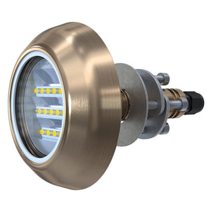 OceanLED Explore E7 Thru Hull - 30 Degree Angle - Blue White OutdoorUp