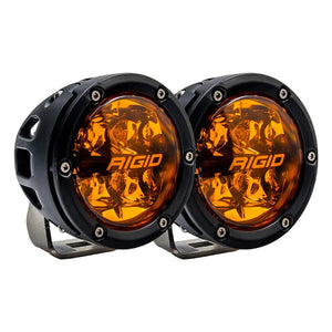 RIGID Industries 360 Series 4" Spot w/Amber Pro Lens - Pair OutdoorUp