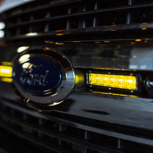 RIGID Industries 6" SR-Series SAE Compliant Fog Light - Black w/Yellow Light OutdoorUp