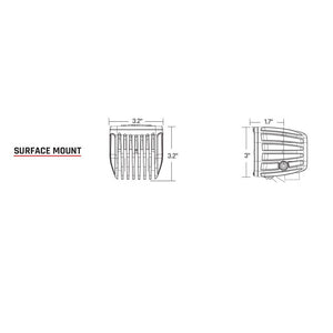 RIGID Industries Radiance Pod Amber Backlight Black Housing - Pair OutdoorUp
