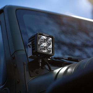 RIGID Industries Radiance Pod XL - Black Case w/Amber Backlight - Pair OutdoorUp