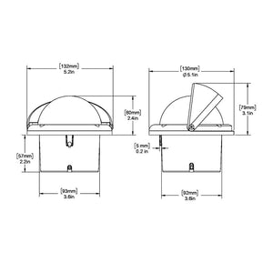 Ritchie SS-1002W SuperSport Compass - Flush Mount - White OutdoorUp