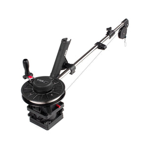 Scotty 1091 Telescoping 60" Longarm Combo Manual Downrigger w/ Swivel Base OutdoorUp