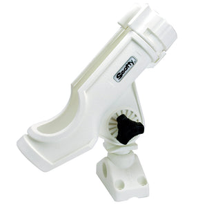 Scotty Powerlock Rod Holder White w/241 Side/Deck Mount OutdoorUp