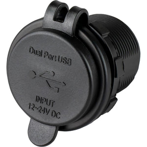 Sea-Dog Round Dual USB USB-C Power Socket OutdoorUp