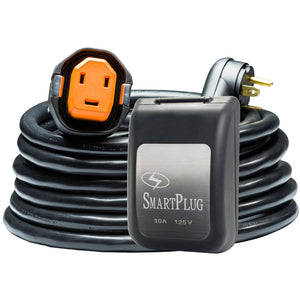 SmartPlug RV Kit 30 AMP Dual Configuration Cordset Black Inlet Combo - 30 OutdoorUp
