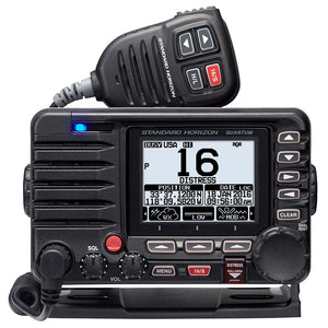 Standard Horizon Quantum GX6000 25W Commercial Grade Fixed Mount VHF w/NMEA 2000, Integrated AIS receiver, Speaker Mic OutdoorUp