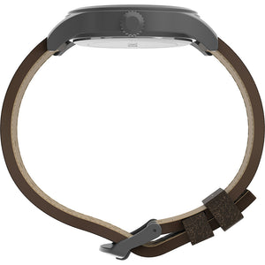 Timex Expedition Scout - Khaki Dial - Brown Leather Strap OutdoorUp