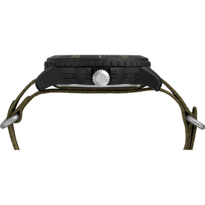 Timex Gallatin Nylon Slip-Thru Watch - Solar Green/Black Dial OutdoorUp