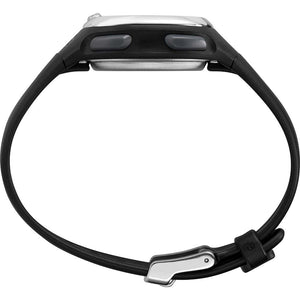 Timex IRONMAN Transit+ 33mm Resin Strap Activity Heart Rate Watch - Black/Silver Tone OutdoorUp