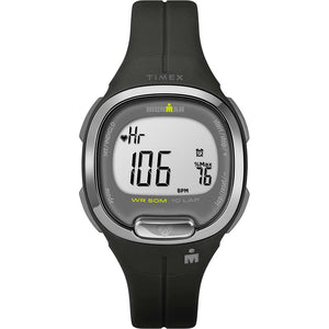 Timex IRONMAN Transit+ 33mm Resin Strap Activity Heart Rate Watch - Black/Silver Tone OutdoorUp