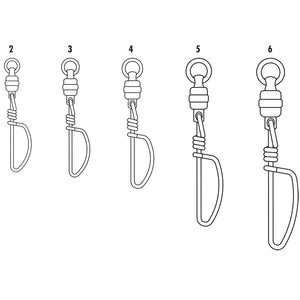 VMC BSHBTSS Black Stainless Steel Heavy-Duty Ball Bearing Tournament Snap Swivel #2 - 70lb *3-Pack OutdoorUp