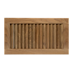 Whitecap Teak Louvered Insert - 16" x 9-1/8" x 3/4" OutdoorUp