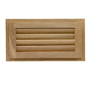 Whitecap Teak Louvered Insert - 6-3/8" x 11-3/16" x 3/4" OutdoorUp