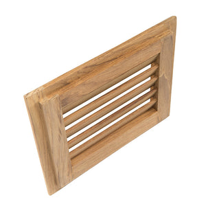 Whitecap Teak Louvered Insert - 7-1/2" x 9-1/8" x 3/4" OutdoorUp